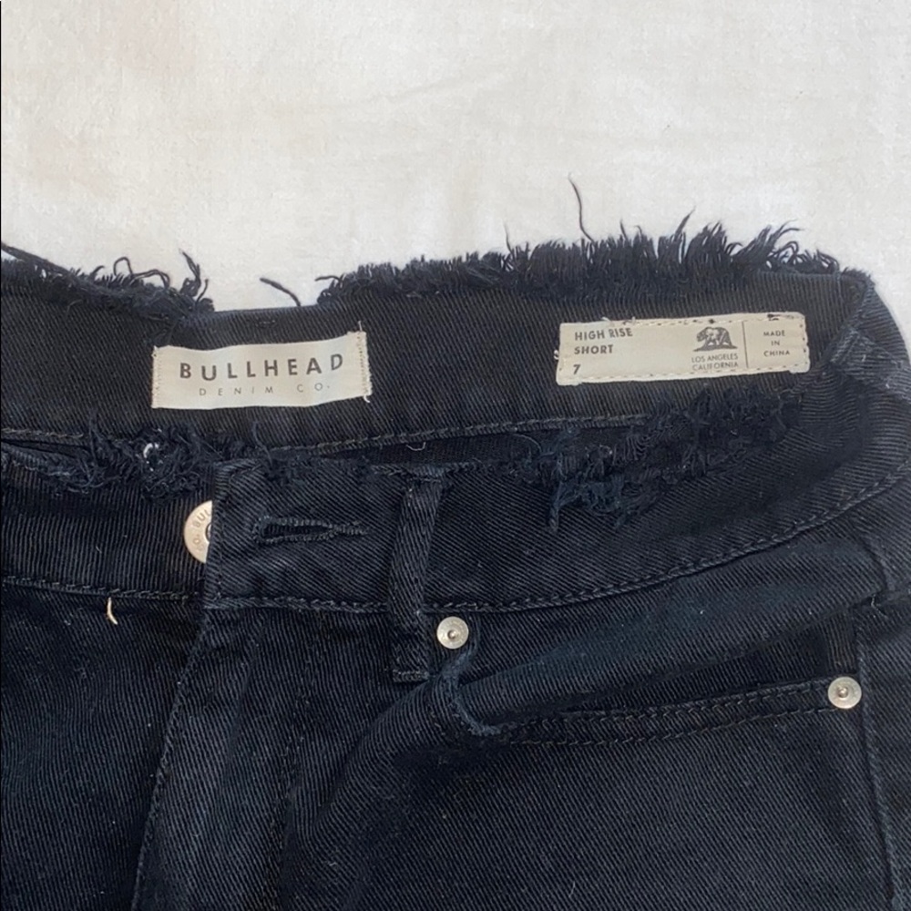 PacSun high rise black shorts - Picture 3 of 3